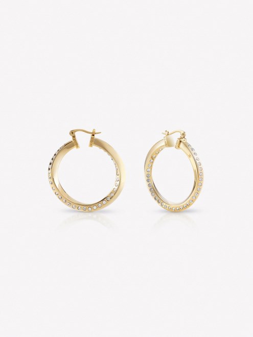 Pendientes "los Aros No Mienten" En Oro Múltiple