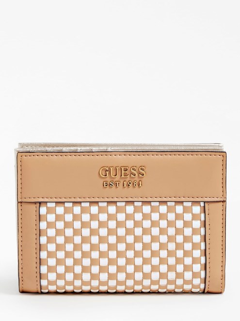 Cartera De Tejido Guess Katey Multi Beige