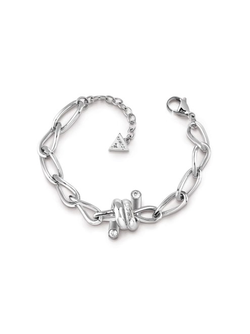 Love Wire Pulsera Con Detalle De Alambre De Espino Plata Guess
