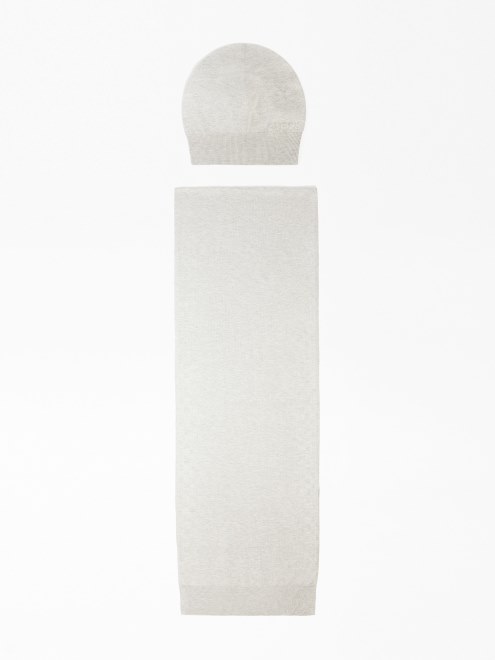 Conjunto Gorro Y Bufanda Gris Multi Guess