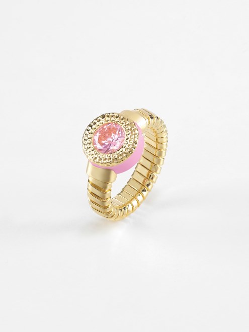 Mad About Gold' Anillo Adivinar Multi Rosa