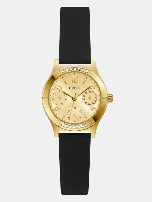 Reloj Plateado Multifunción Guess Crystal