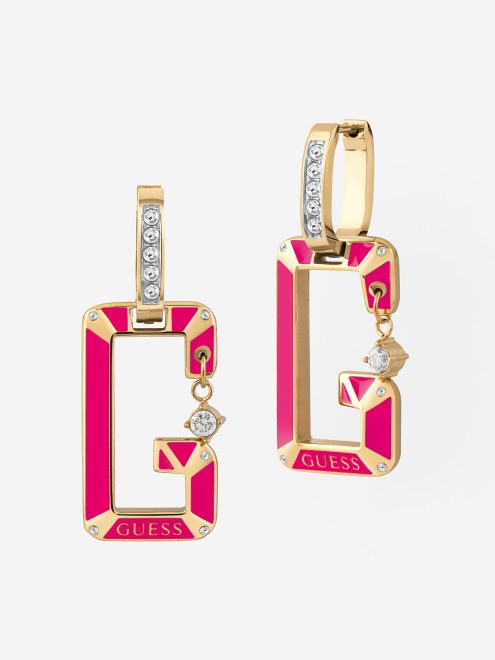 Pendientes Guess G-shades Rosa