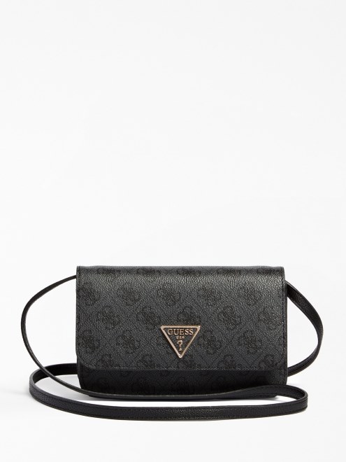 Funda Móvil Guess Gris Con Correa De Laurel