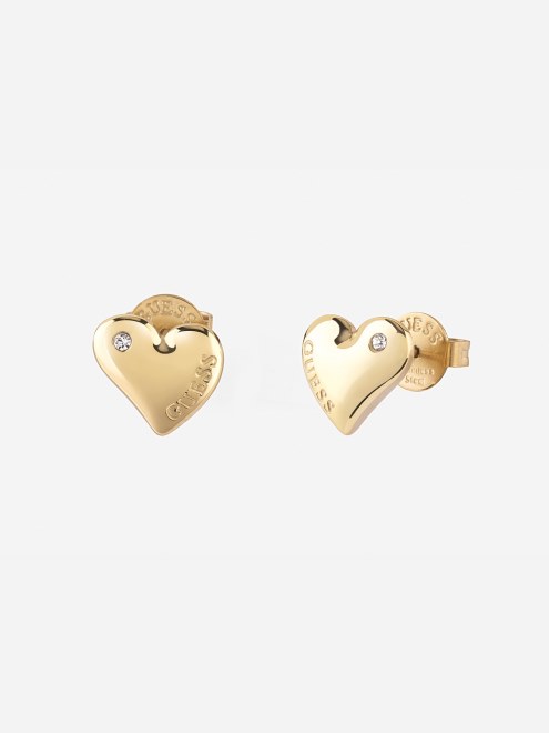 Guess Fluido-corazones-pendientes Multi Oro