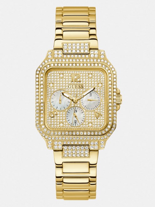 Reloj Multifunción De Cristal Adivinar Azul