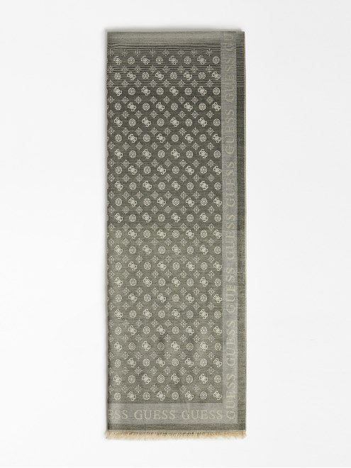 Bufanda Con Logo Guess 4g Negra