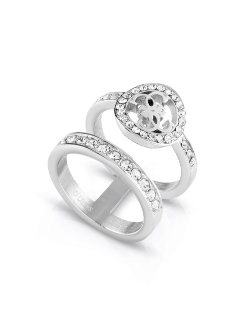 Anillo De Peonia Floreciente Adivinar Plata