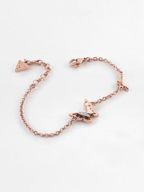 Adivinar Pulsera Fly-away De Oro Rosa