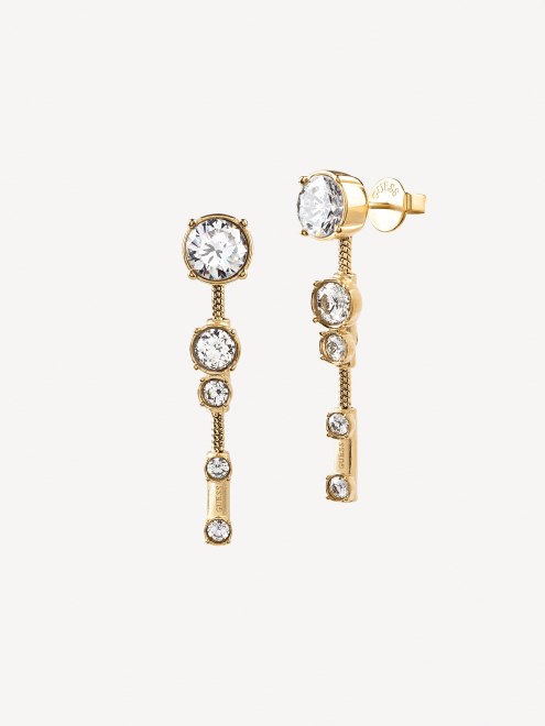 Adivinar Aretes Rayos De Sol Multi Dorado