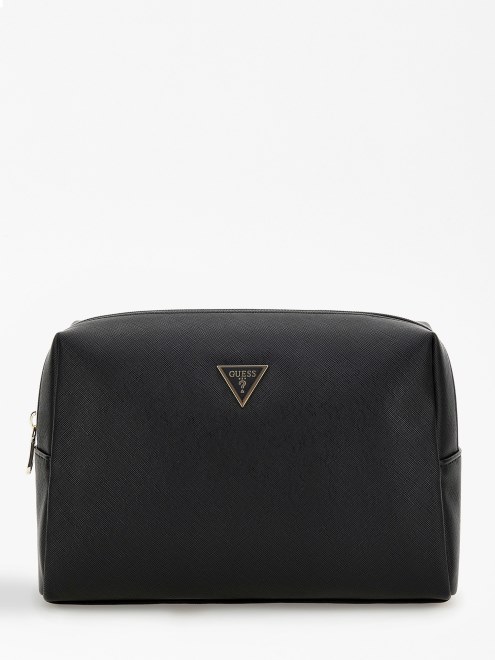 Necesario Con Logo Saffiano De Guess Negro