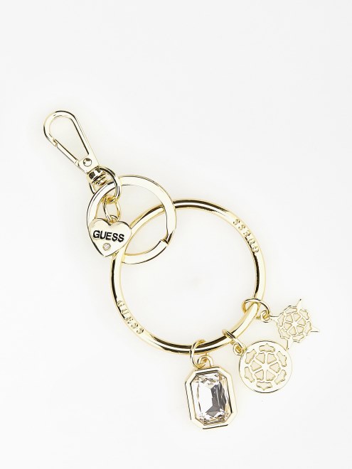 Supongo Que Llavero Con Logo 4g Blanco