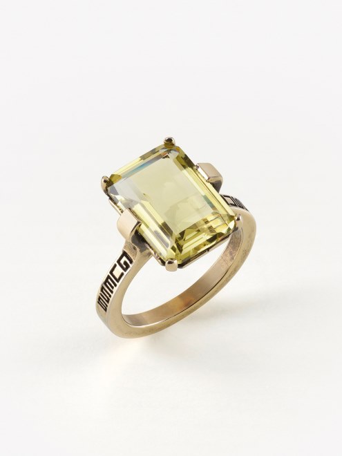 Reflejos Anillo Adivinar Oro Nueva Tendencia