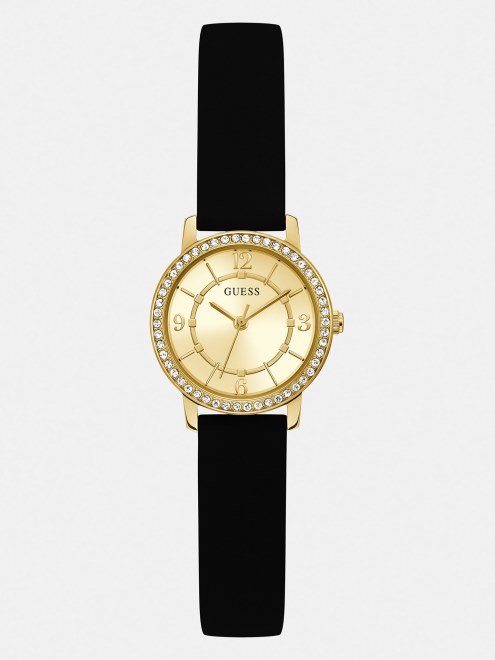 Reloj Analogico De Cristal De Oro Rosa Adivinar Nueva Tendencia