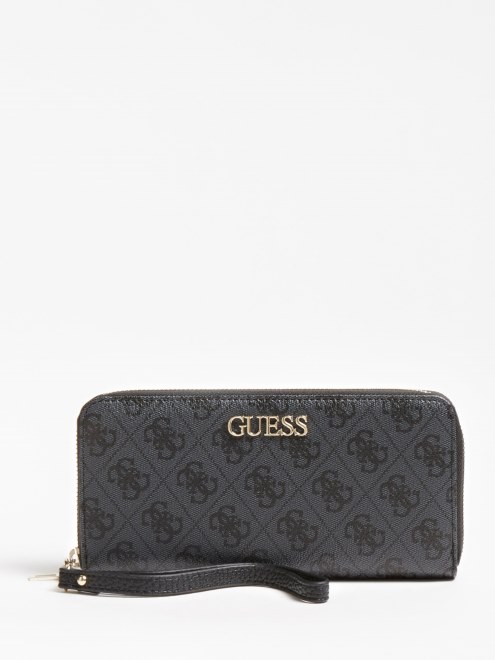 Cartera Maxi Alby Gris Multi Guess