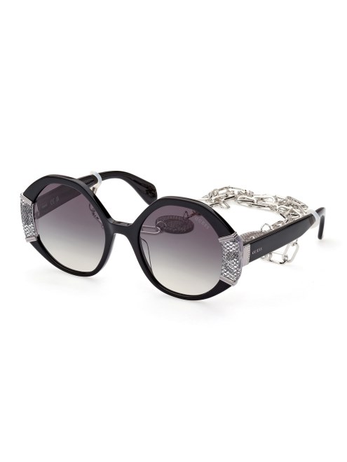 Gafas De Sol Redondas Modelo Guess Negro