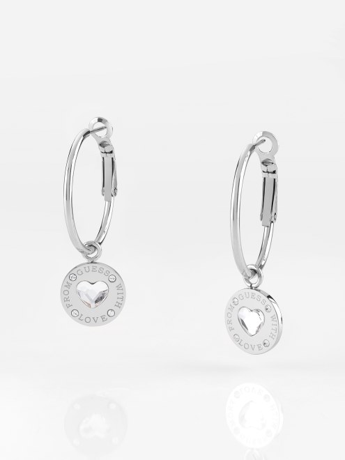 Pendientes De Plata De Adivinar Con Amor