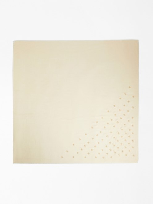 Mezcla De Cachemira Keffiyeh Adivinar Beige