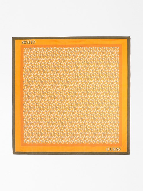 Silvana G Cubo Logo Pañuelo Naranja Supongo
