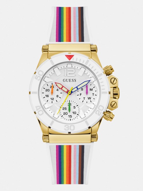 Reloj Multifunción Guess Plata