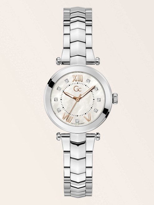 Moda Guess Gc Acero Reloj Analógico Oro Rosa Nueva Tendencia