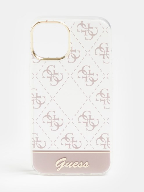 Funda Rosa Con Logo Para Iphone 14 4g