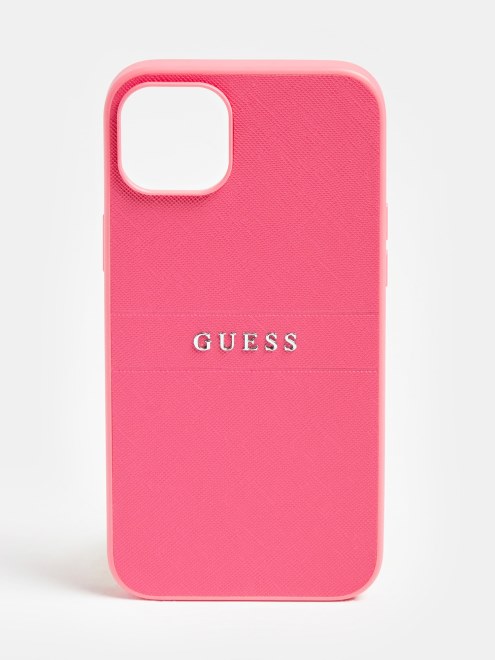 Funda Guess Iphone 14 Plus Saffiano Fucsia