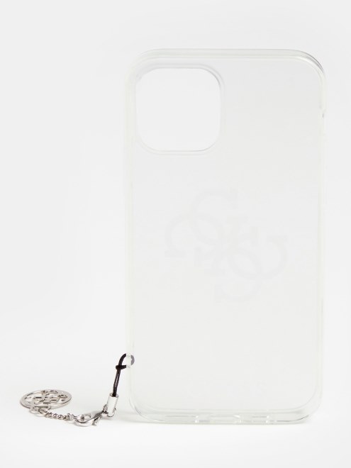 Funda Con Logo Para Iphone 12/12 Pro 4f Guess Plateada