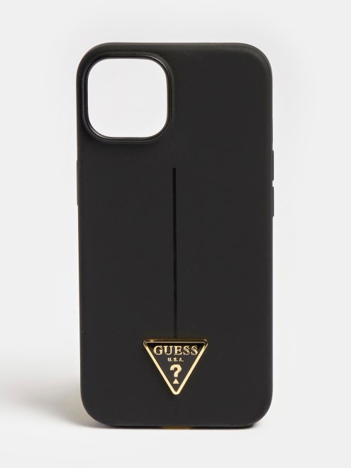 Funda De Silicona Para Iphone 14 Adivinar Negro
