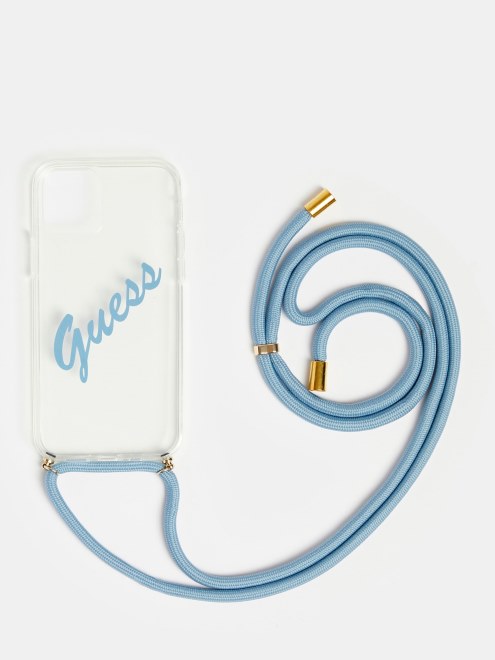 Funda 12/12 Pro Con Bandolera Adivinar Azul