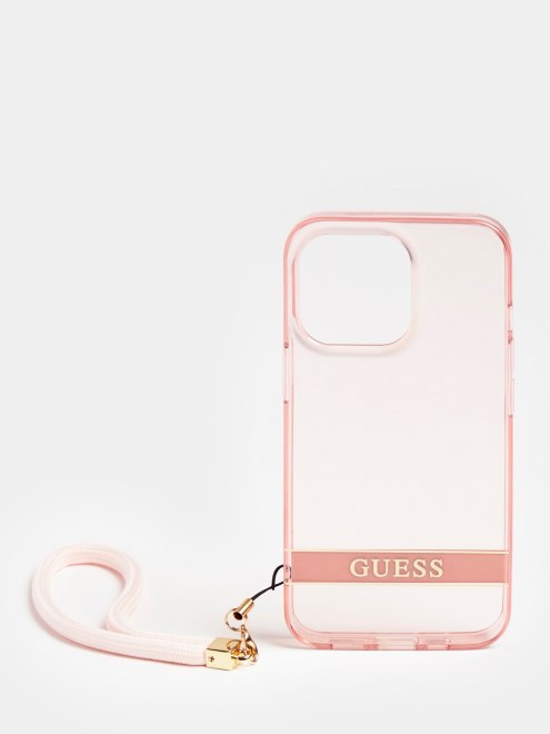 Funda Translucida Para Iphone 13 Pro Guess Rosa