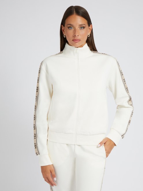 Sudadera Con Cinta Del Logo De Guess Blanca