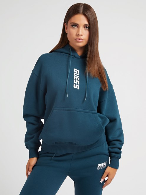 Sudadera Guess Azul Con Logo En La Parte Delantera