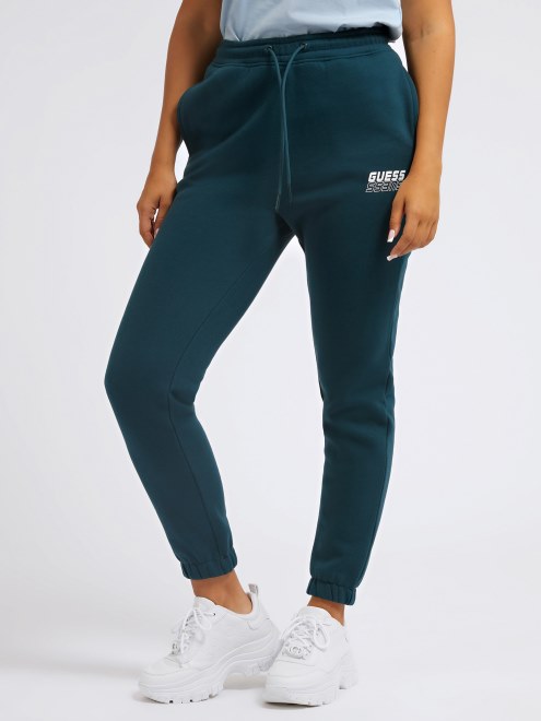 Guess Pantalones Jogger Con Logo Lateral Azul