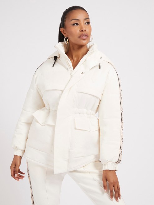 Puffer Impermeable Blanco Conjetura