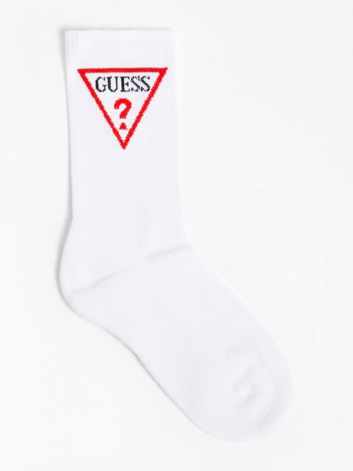 Calcetines Blancos Con Logo De Triangulo