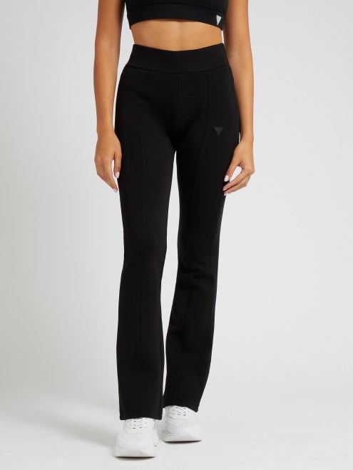 Pantalon Acampanado De Neopreno Guess Negro