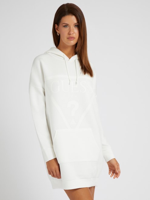 Sudadera Blanca Con Logo En La Parte Delantera Nueva Tendencia