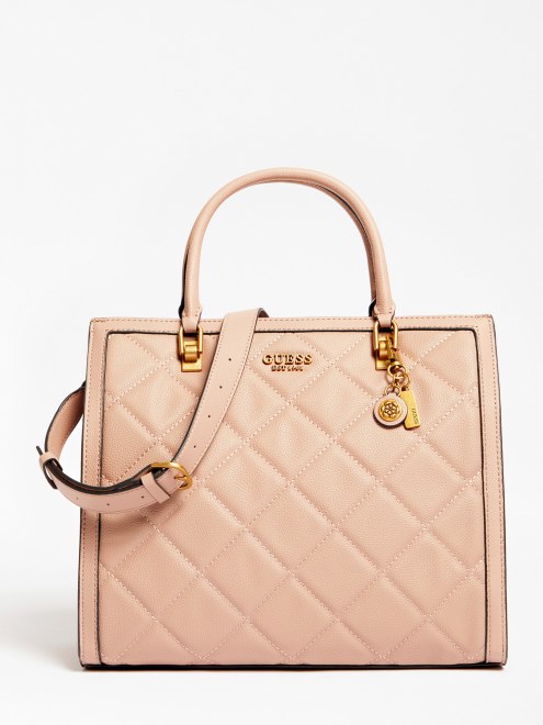 Bolso Shopper Acolchado Guess Rosa Abey