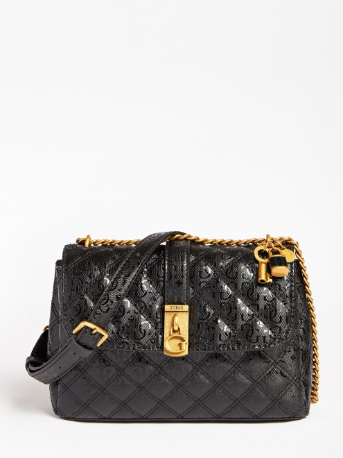 Bandolera Negra Con Logo Gaia 4g Supongo