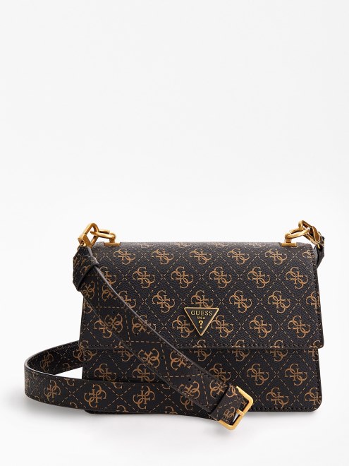 Guess Alexie 4g Logo Mini Bandolera Marrón