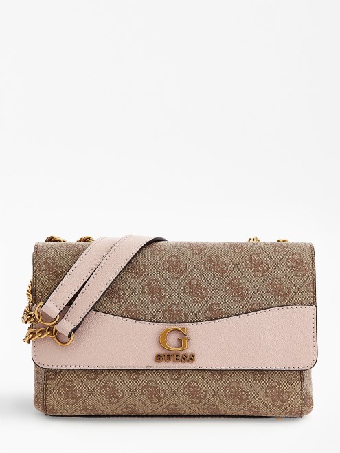 Bandolera Con El Logo 4g De Guess Rosa