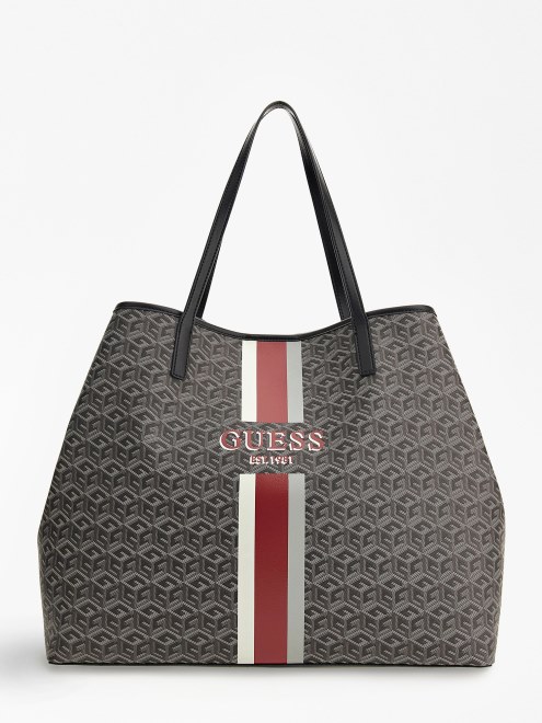 Shopper Con Logo De Guess Vikky G Cube Gris Multi