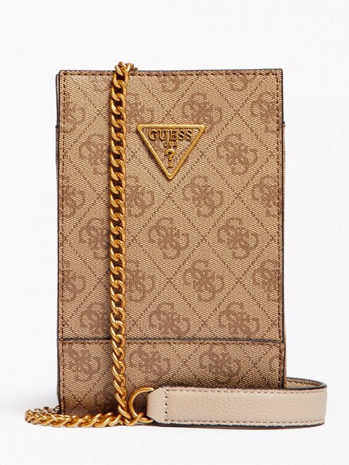 Noelle 4g ​​logo Mini Bandolera Marrón Guess