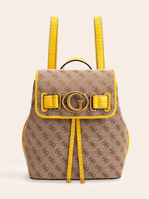 Minimochila Amarilla Con Logo Aviana 4g Supongo