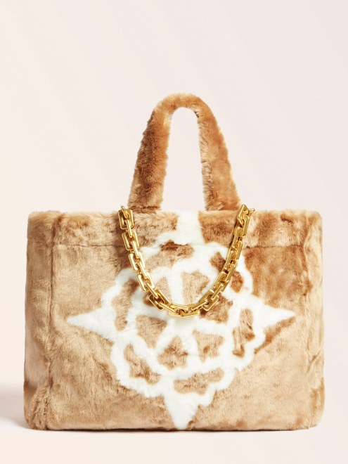 Bolso Shopper De Piel Sintética Guess Gris