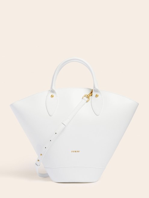 Bolso De Cuero Blanco Jary Adivinar