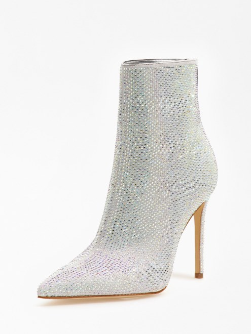 Botines Selma Strass Plata Guess