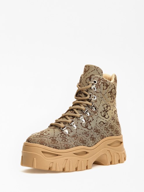 Botín Celdas 4g Logo Adivinar Beige