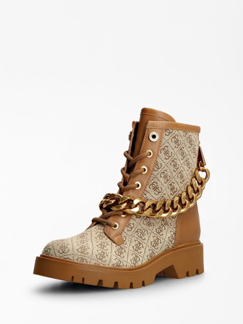 Bota Militar Riplee 4g Logo Adivinar Beige